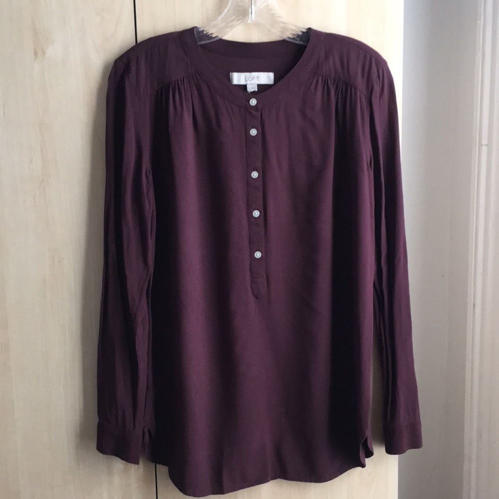 Ann Taylor LOFT blouse Sz S